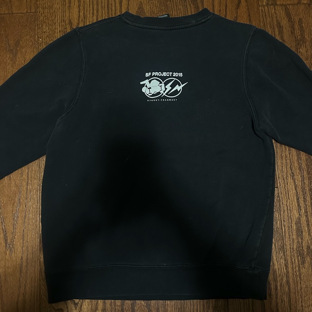 Black Stussy Crewneck Sweatshirt - Picture 4 of 5
